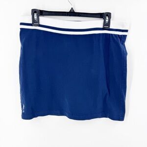 Blue and White Athletic Skirt